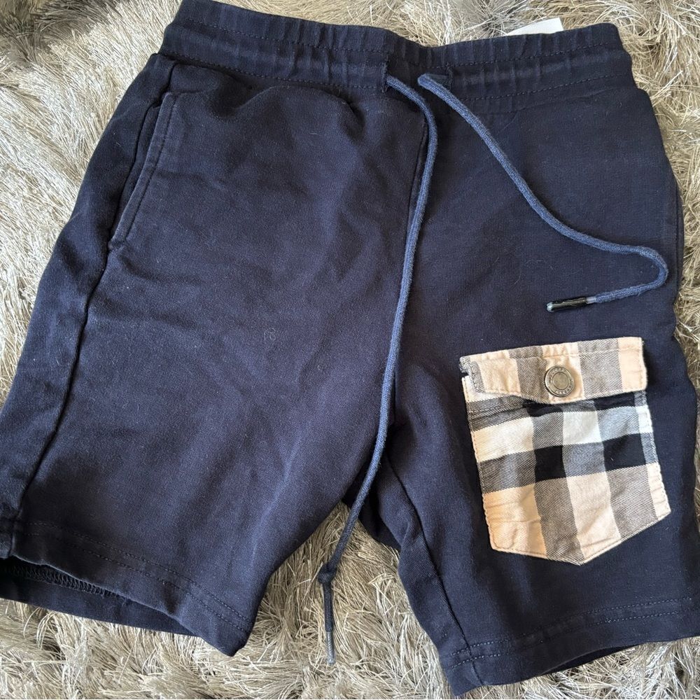 Burberry nova check logo kids dress pants unisex shorts